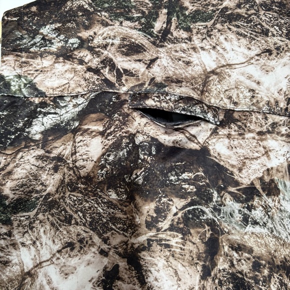 Mossy Oak Tan Camo Fleece Lined Vest Size Small - Picture 5 of 8